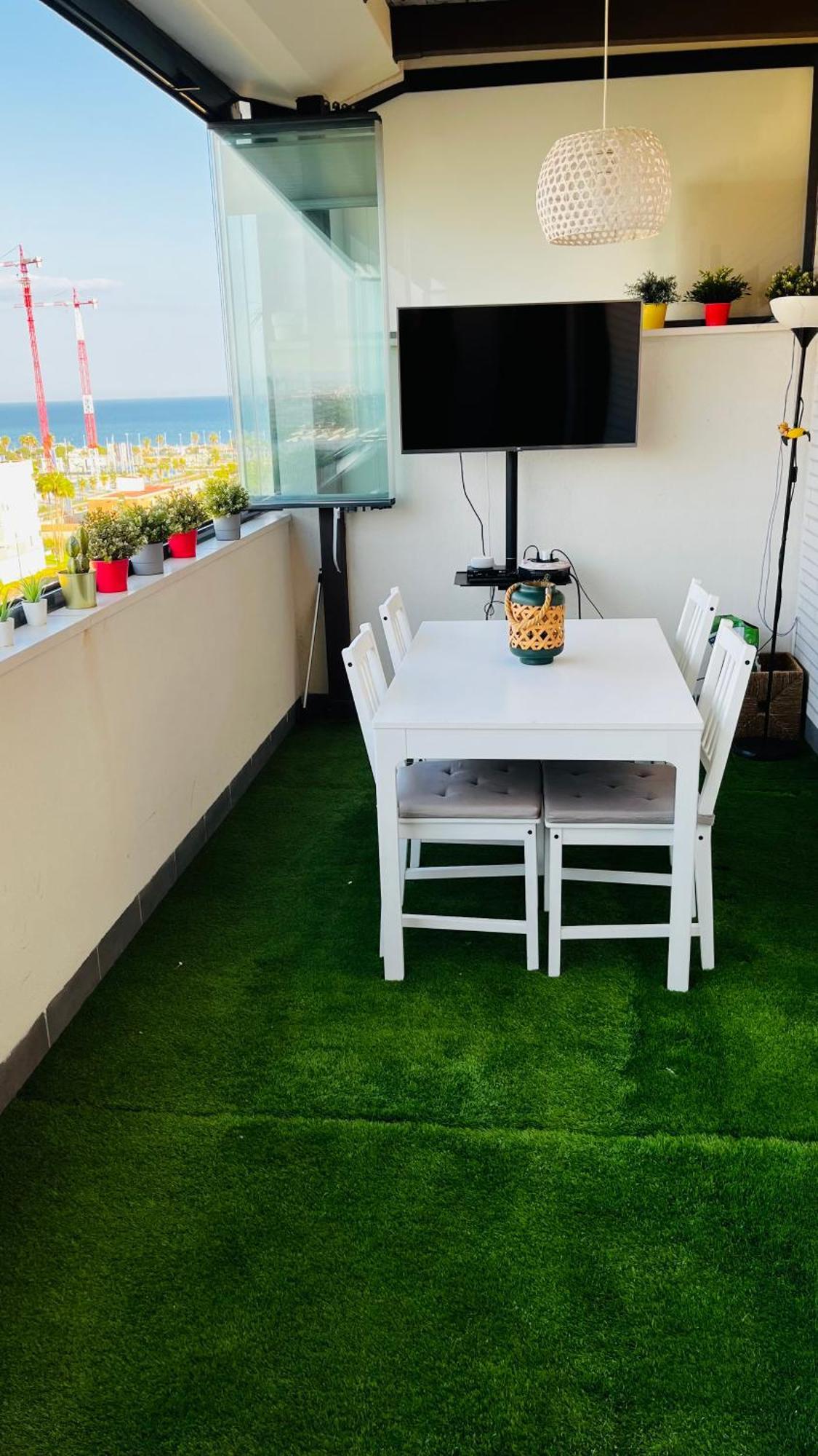 Appartement Atico Con Piscina Y Vistas Al Mar Habitat Litoral à Málaga Extérieur photo